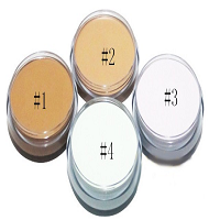 Natural Bright Concealer Powder Pearl Cream Professional Compact Pressed Foundation Powder